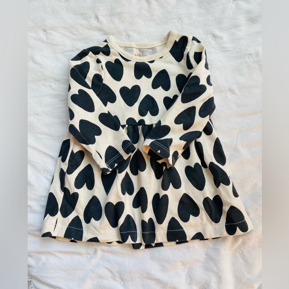 Hearts dress for girl